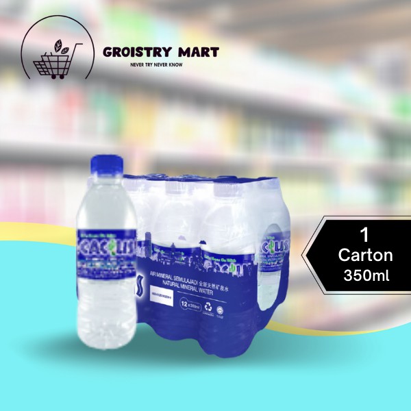 Cactus Mineral Water - Shrink Wrap (350ML x 48 bottles) 1 Carton [Klang ...