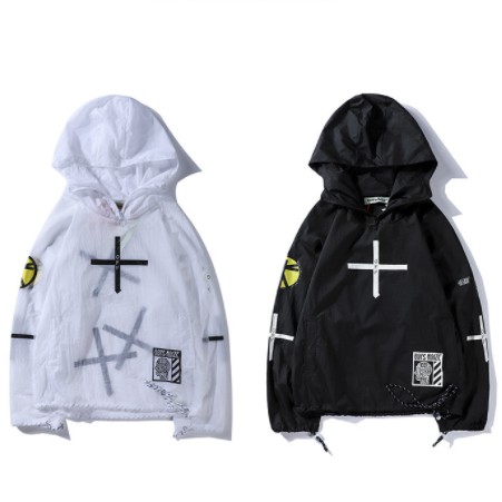 off white hoodie cross