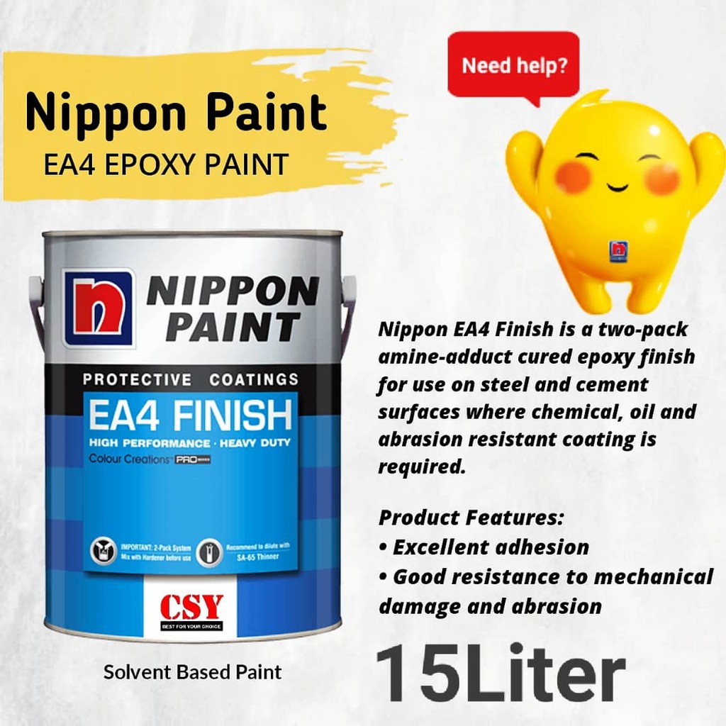 NIPPON PAINT Epoxy Floor Paints 15 Liter | Shopee Malaysia