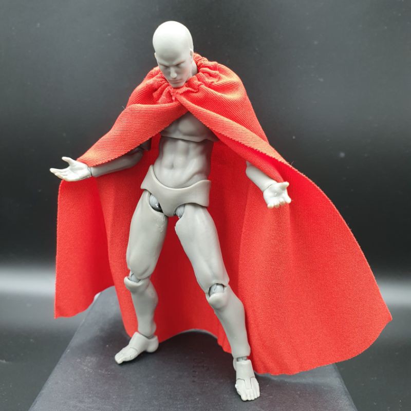 MY-C-RD SH Figuart No Figure Red fabric cape for 6" action figures Figma 