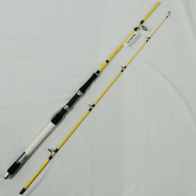 yellow fishing rod