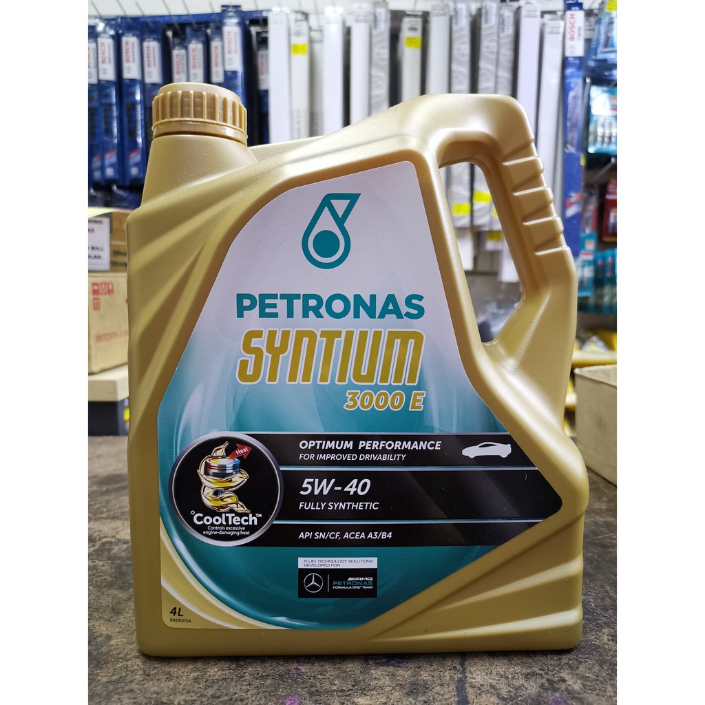 Petronas Syntium 3000E 5W-40 ENG OIL 4LITER 100% | Shopee Malaysia