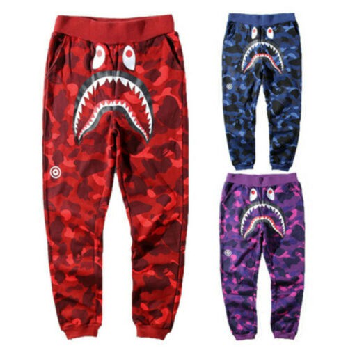 shark mouth sweatpants