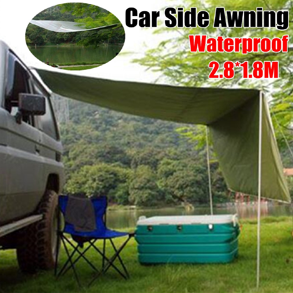 Universal Car Side Awning Rooftop Tent Sunshade Outdoor Camping Travel Tent Shopee Malaysia