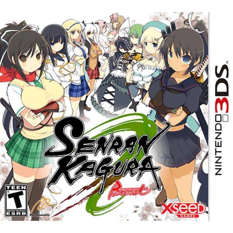 Nintendo 3ds Cia Game Senran Kagura Burst Usa Shopee Malaysia