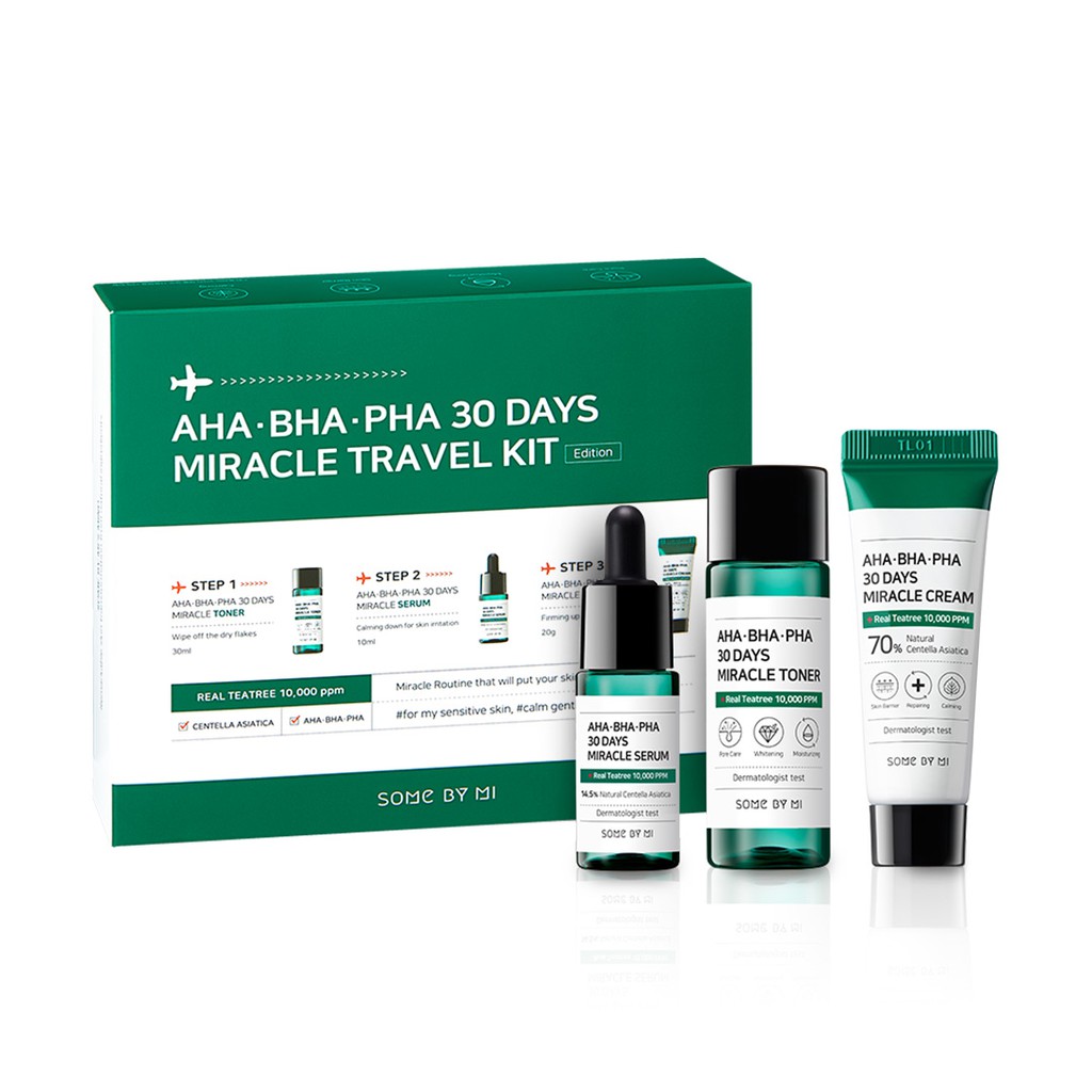 SOMEBYMI AHA-BHA-PHA 30days Miracle Travel Kit | Shopee ...