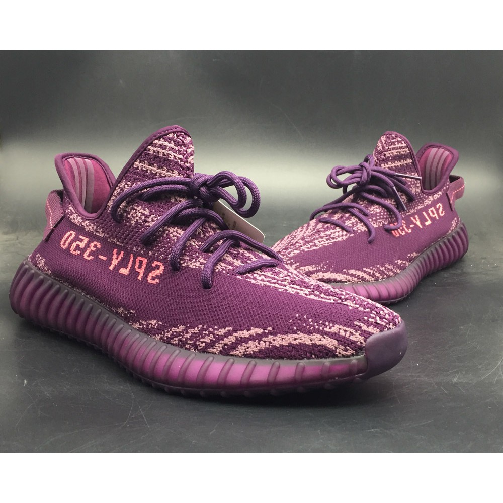 pink and purple yeezys