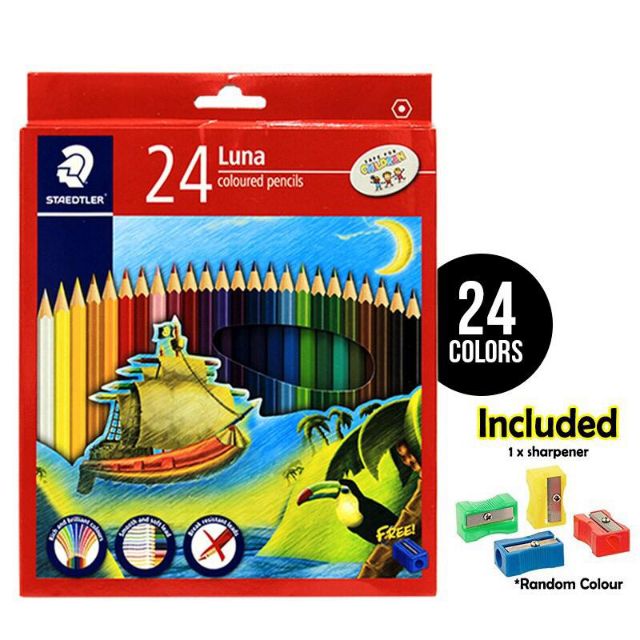 Pensel warna Luna 24 pcs | Shopee Malaysia