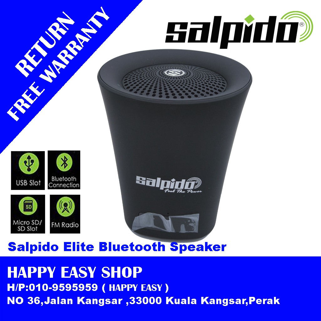 salpido bluetooth speaker