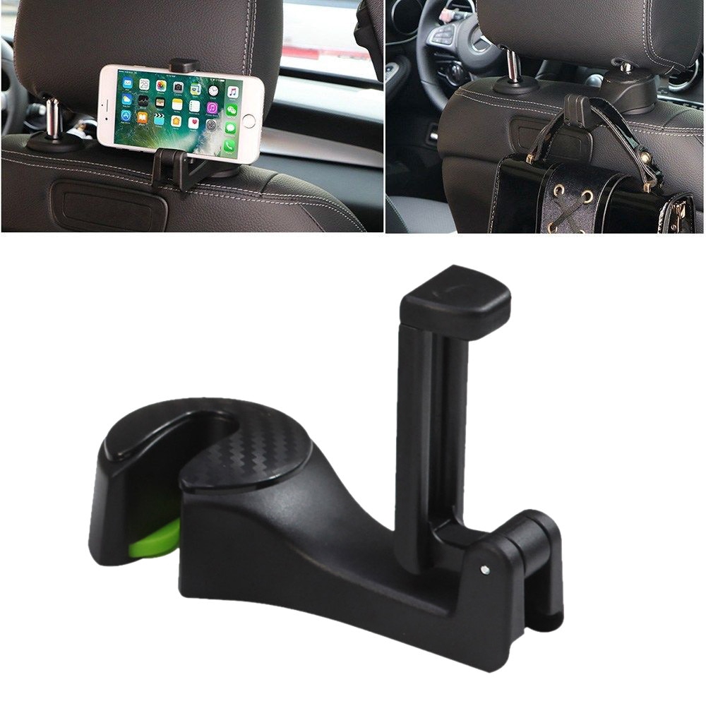 Car Headrest Seat Back Hook Hanger Cell Phone Holder Stand Clip Tool