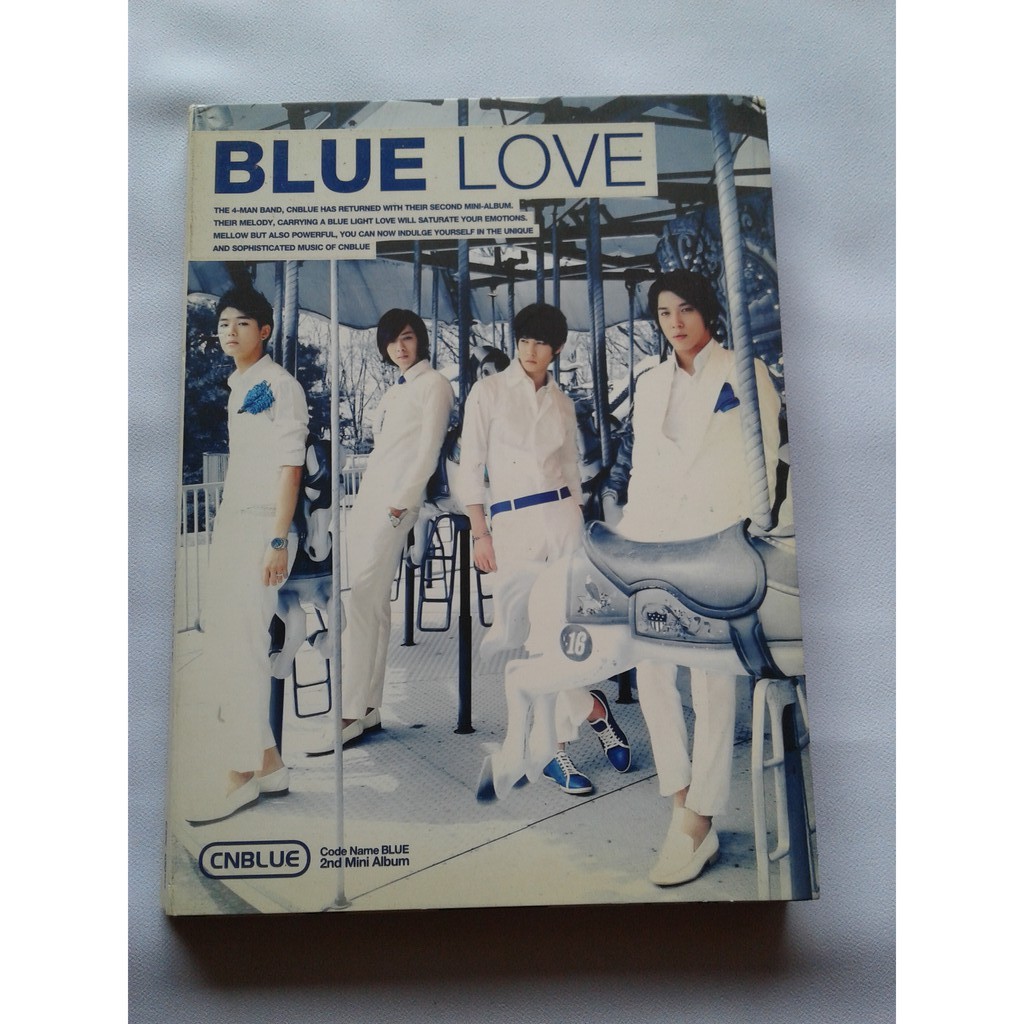 Cnblue Bluelove 2nd Mini Album Official Album Cn Blue Shopee Malaysia