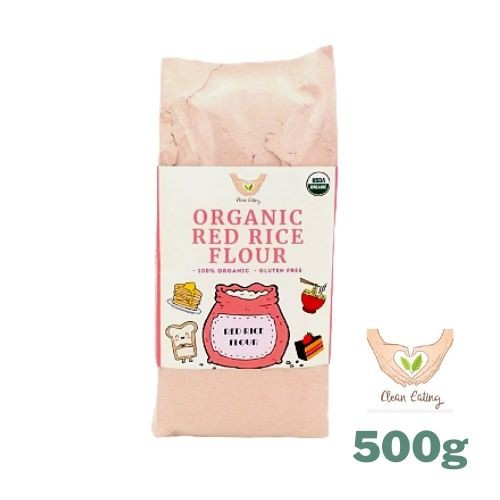 CLEAN EATING Organic Red Rice Flour Gluten Free / Tepung Beras Merah