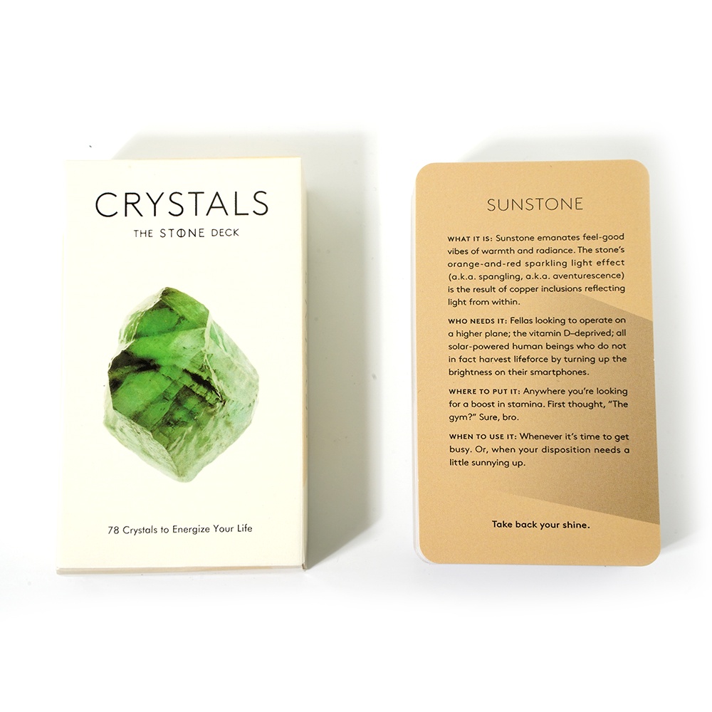 Crystals The Stone Deck Prophecy Tarot Deck Shopee Malaysia