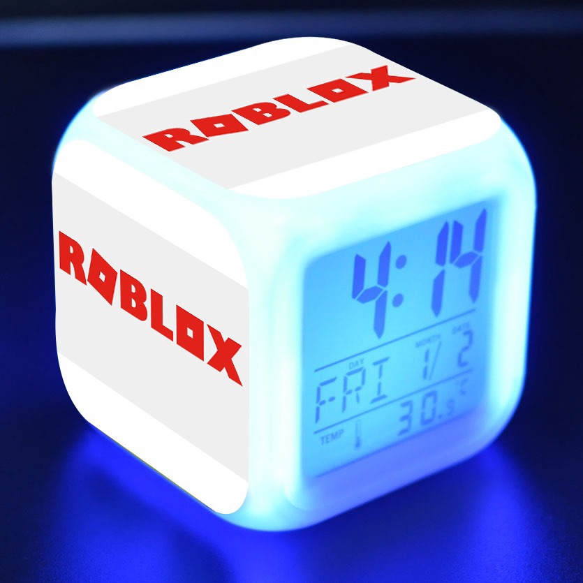 Game Roblox Alarm Clock With Led 7 Colors Light Digital Night Electronic Action Figure Anime Toys For Kid Christams Gift Shopee Malaysia - 2019 xmas glow in dark toys game roblox led alarm clock light digital night electronic anime toys for kid christams party favor gift from afantilamp