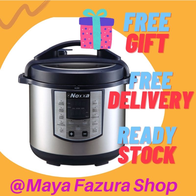 Noxxa Electric Multifunction Pressure Cooker *Ready Stock*