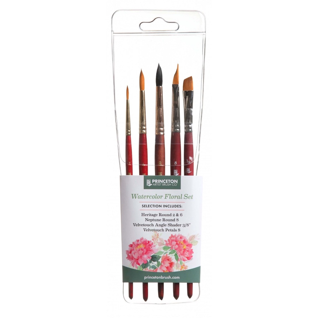 Princeton Watercolor Floral Brush Set