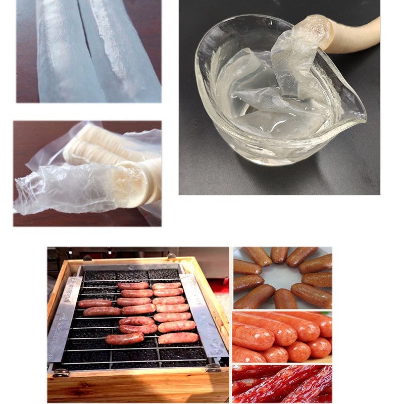 14m Dry Pig Sausage Casing Tube Meat Sausages Casing for Sausage Maker New