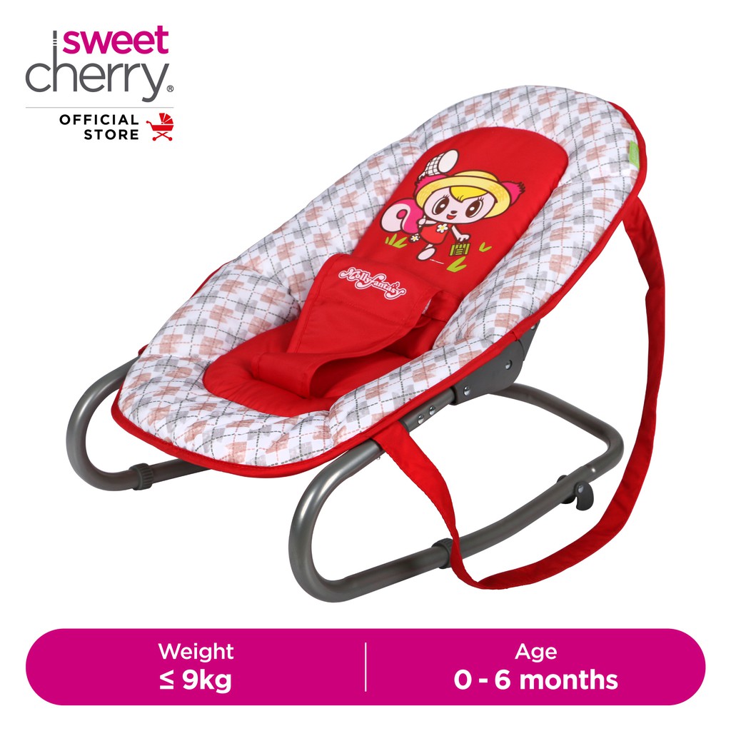 sweet cherry baby bouncer