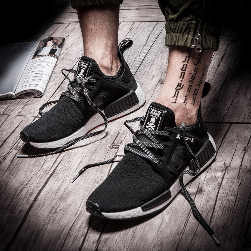 nmd black skull