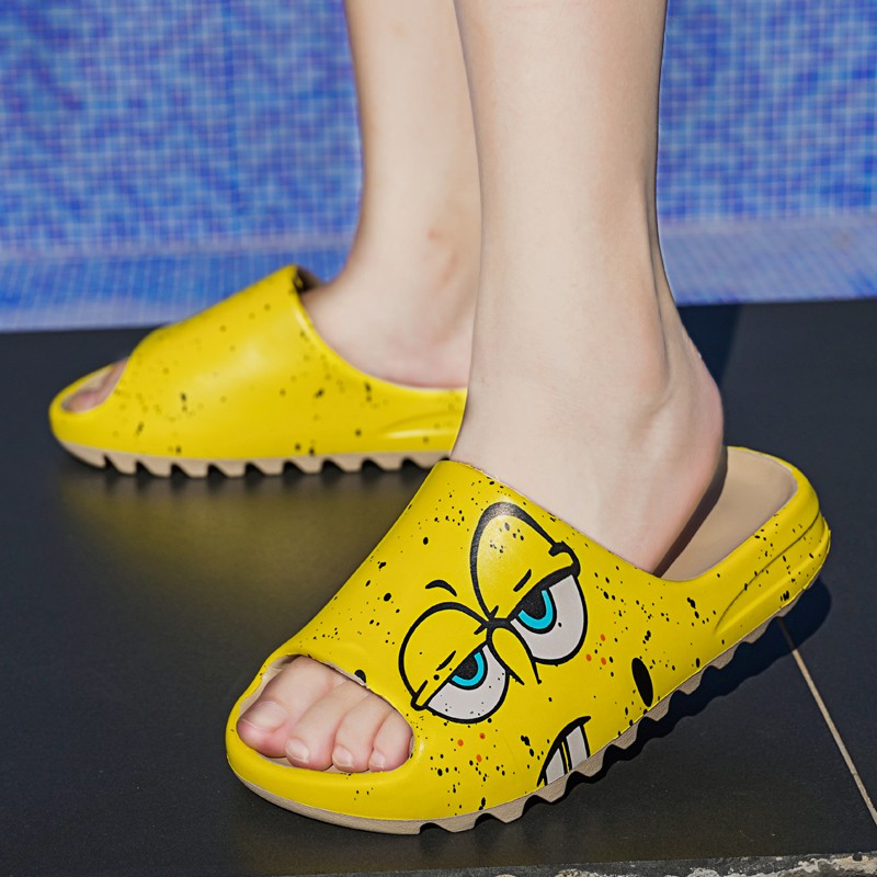 spongebob yeezy slide