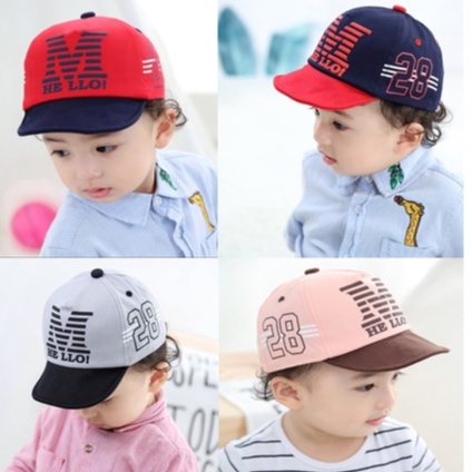 GLCF? RDY STOCK MALAYSIA?Baby M Cap , Baby M design hat , Kids hat M , Baby hat 6 months to 4 years