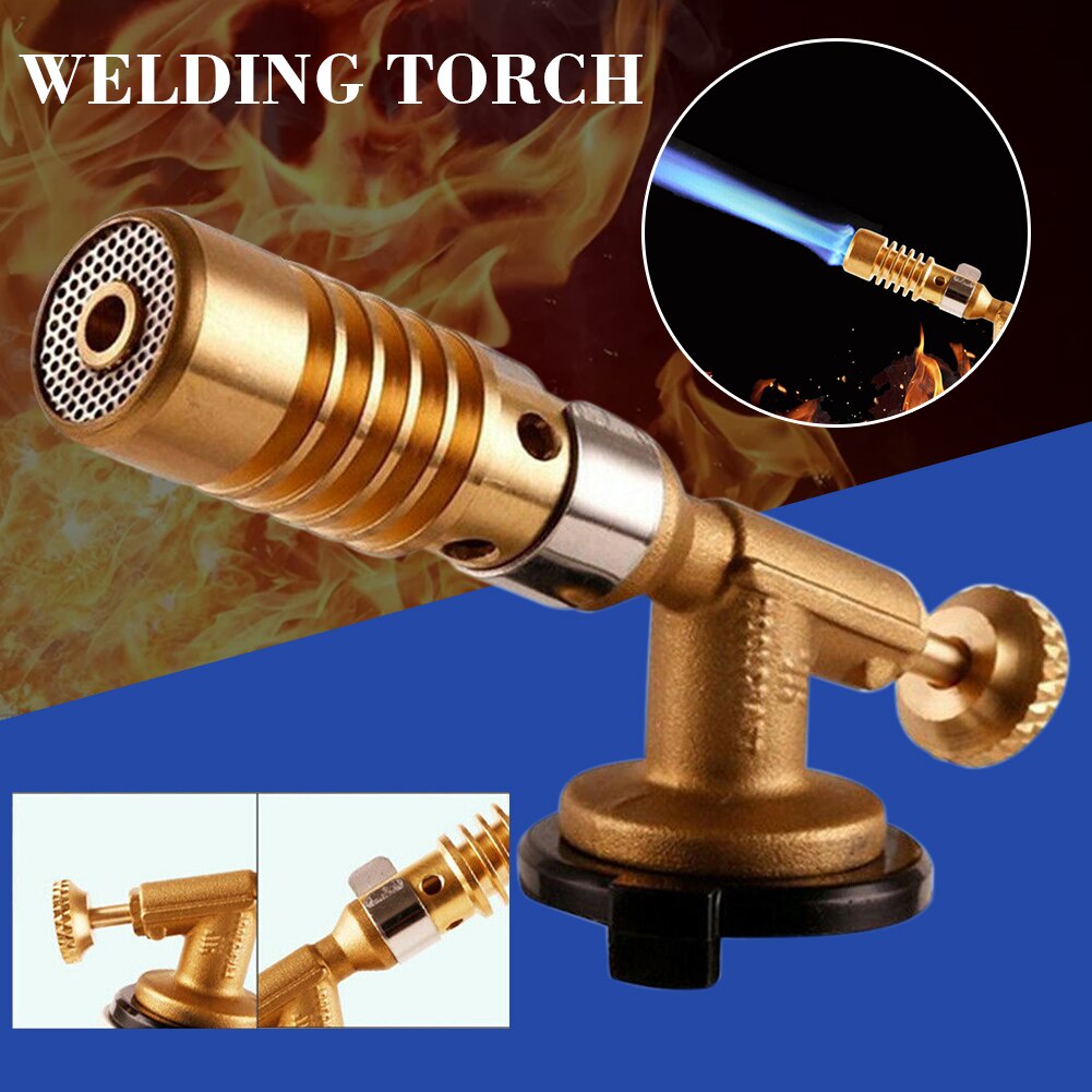 Brazing Welding Nozzle Blow Torch Propane Gas Plumbing Torch Gas Torch Flame Gun Plumbing Torch Portable Metal Flame Gun