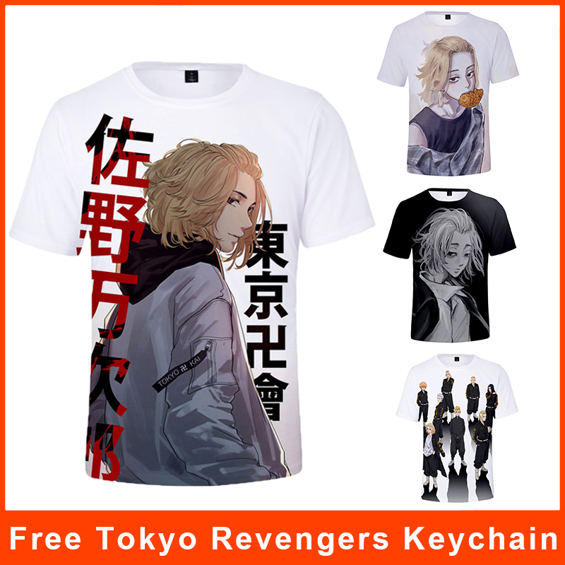 Anime Tokyo Revengers Men Women T Shirt Tops Tshirt Manjiro Sano Ken Ryuguji Draken Mikey Tee Shirt Birthday Gift Shopee Malaysia