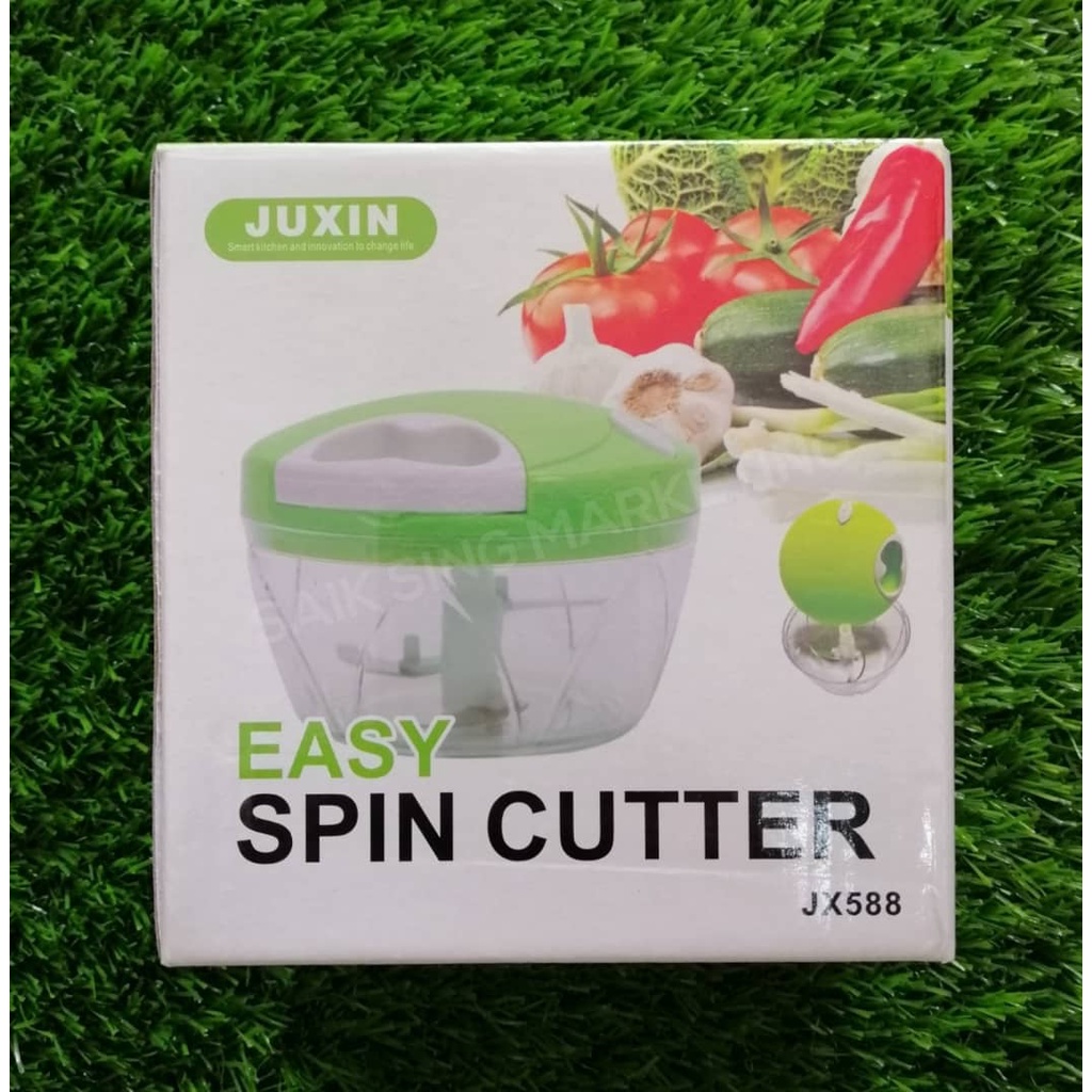 Easy Spin Cutter Vegetable Chopper Pengisar Sayur / Dapur / Cutter