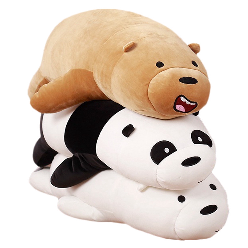 We Bare Bears Pillow Cartoon Bear Grizzly Bear Panda Soft Stuffed Plush Toy  Doll | Shopee Malaysia