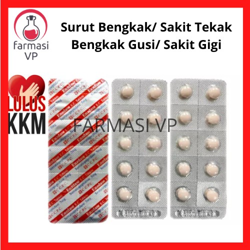 Ubat Bengkak Gusi/ Sakit Gigi/ Sakit Tekak Enzdase Serratiopeptidase 10