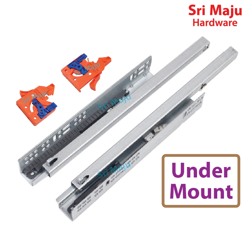 Maju Under Mount Quality Heavy Duty Soft Close Full Extension