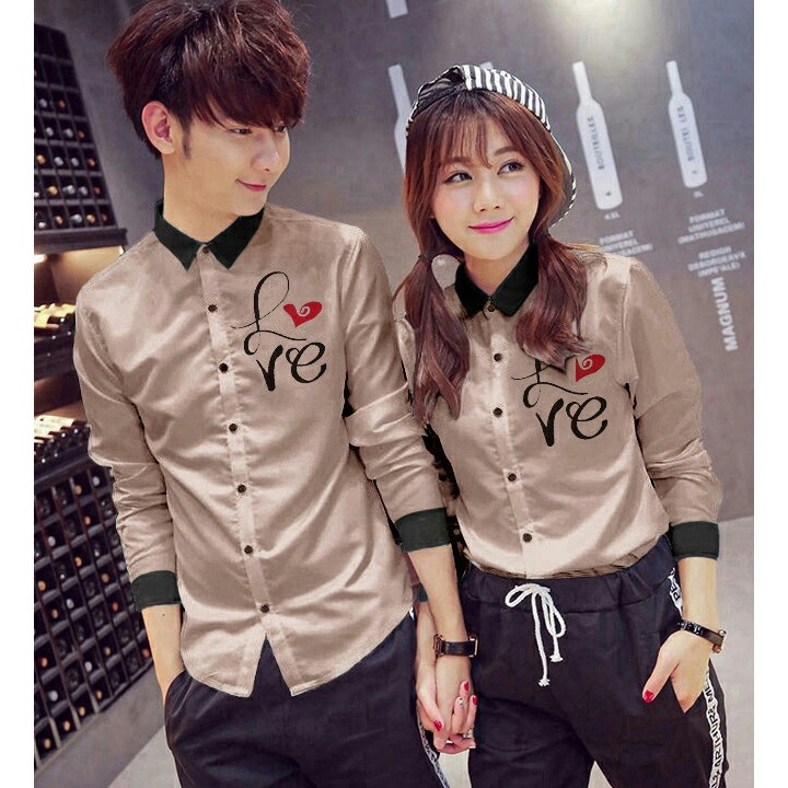 couple dress shirt