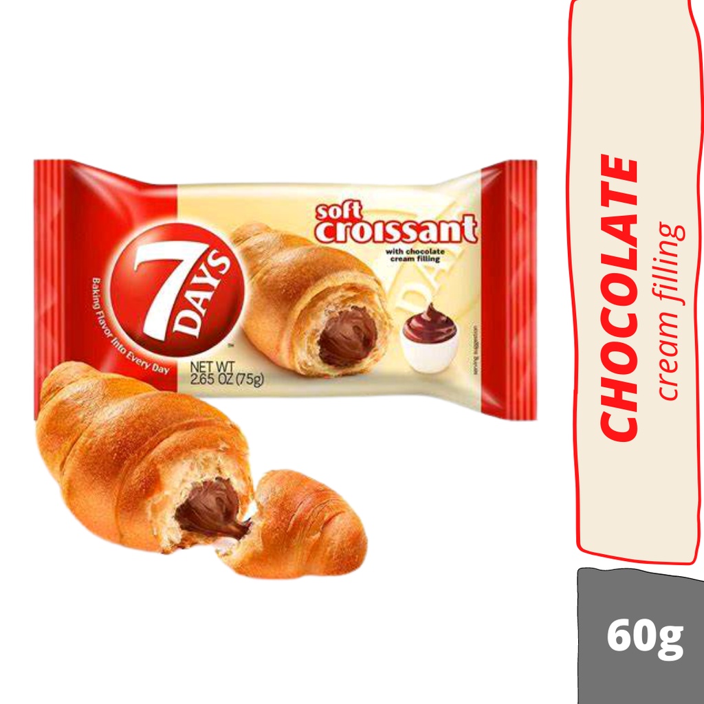 7 days Croissant - Chocolate Cream / Butter Cream / Vanila Cream(60g)