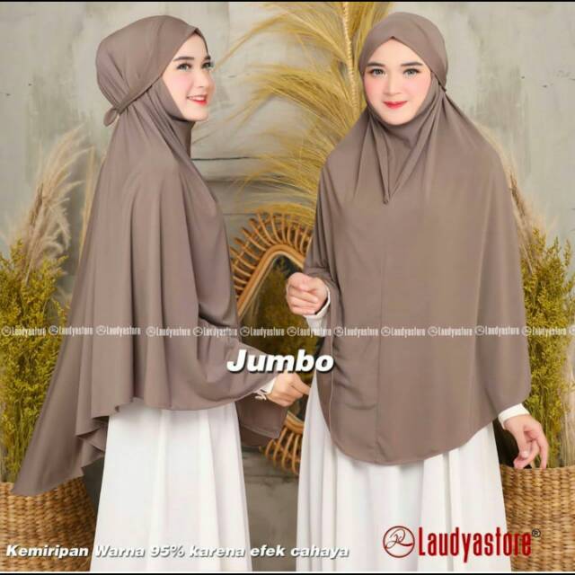 Laudya Jumbo / Niqab Jumbo / Madinah Jumbo / Hijab Veil Anti Corona