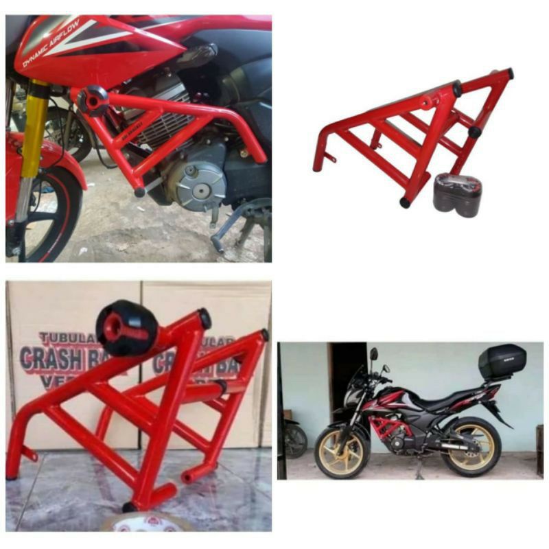 Tubular Honda Verza plus agna slider, Old crashbar Verza plus agna
