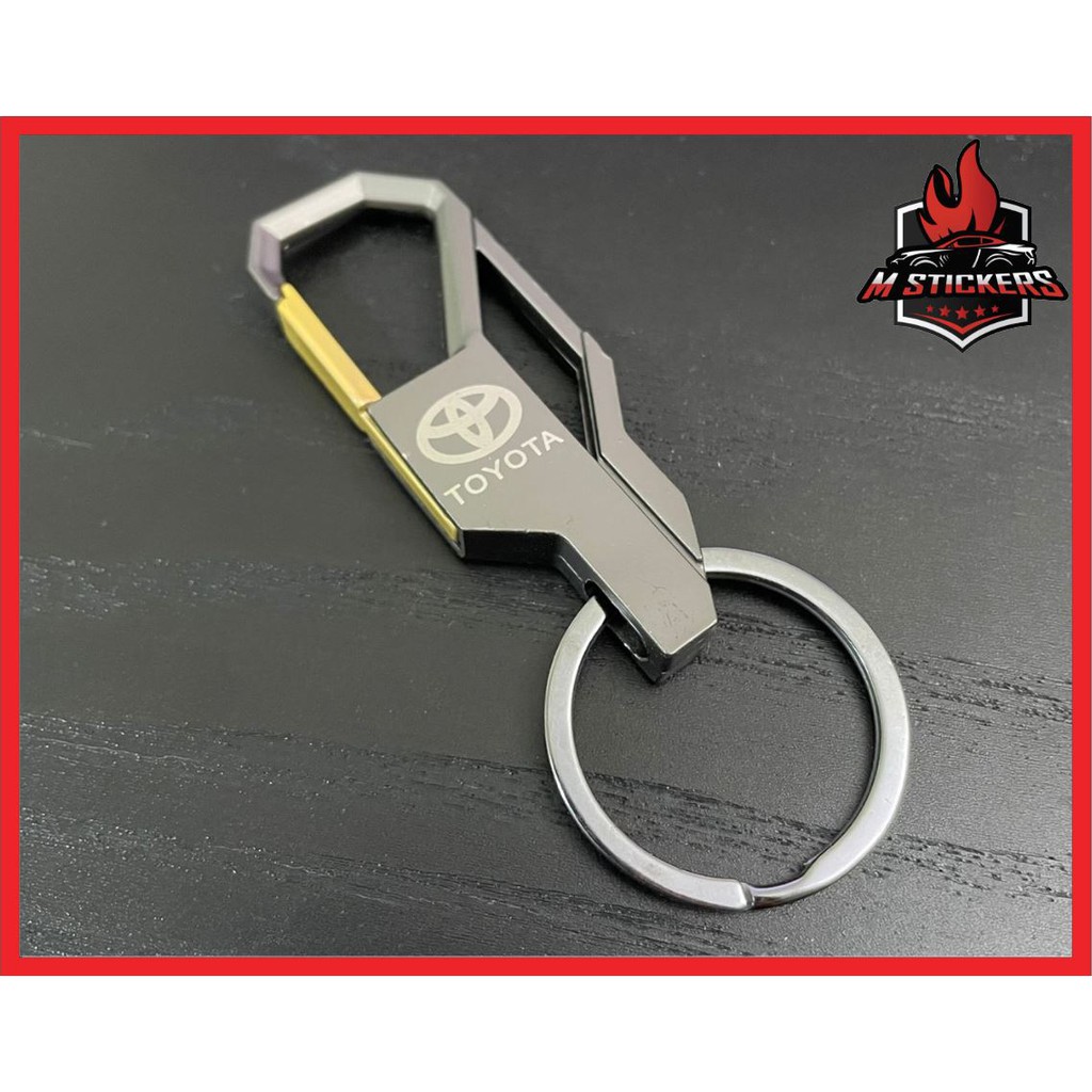 [READY STOCK] TOYOTA LOGO 3D Car Keychain New Car Logo keychain