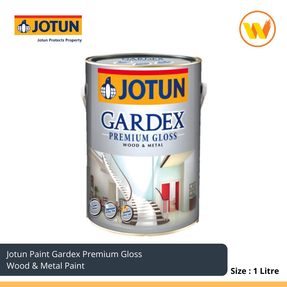 Colours Litre Jotun Paint Gardex Premium Gloss L Wood Metal Gloss Cat Kayu Besi Kilat