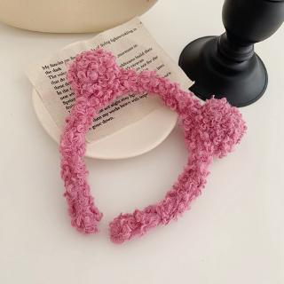 Bulu bulu domba bulu dada rambut ikat kepala aksesori Bulu bulu domba bulu dada rambut ikat kepala aksesori