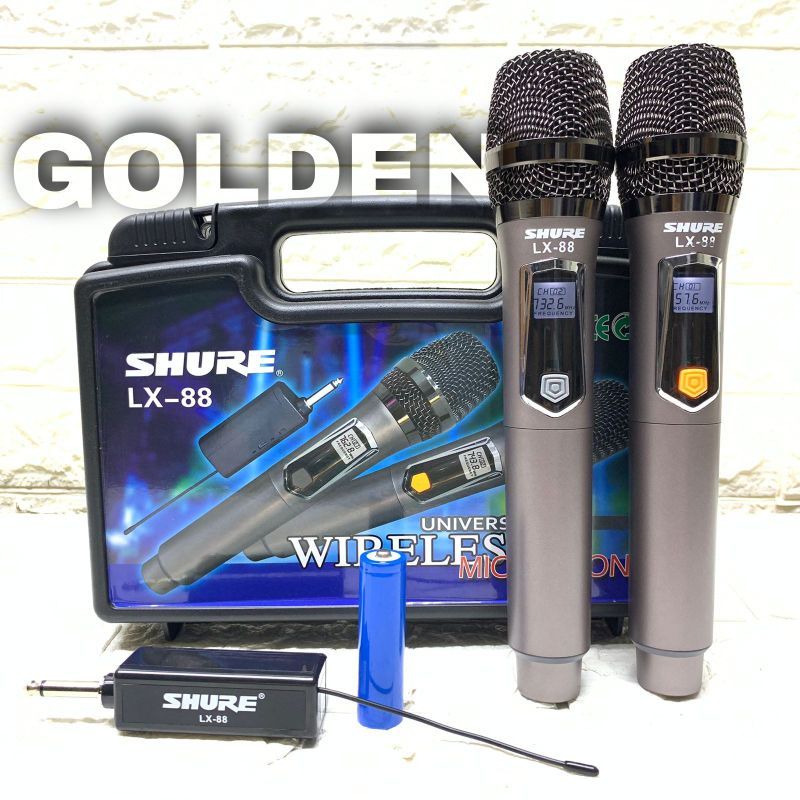 Shure LX 88 Handheld Wireless Microphone Shure LX88 Shopee Malaysia