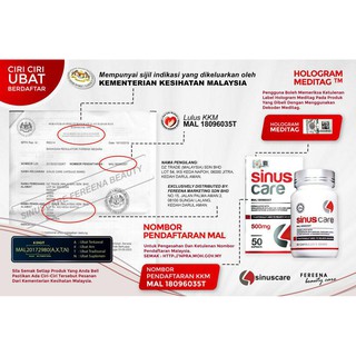 [READY STOCK] SINUS CARE UBAT RESDUNG [100% ORI HQ 