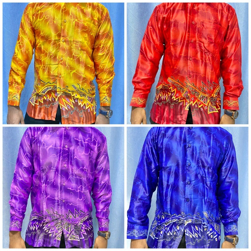 Buy Baju Batik Kemeja Lelaki Lengan Panjang  SeeTracker Malaysia