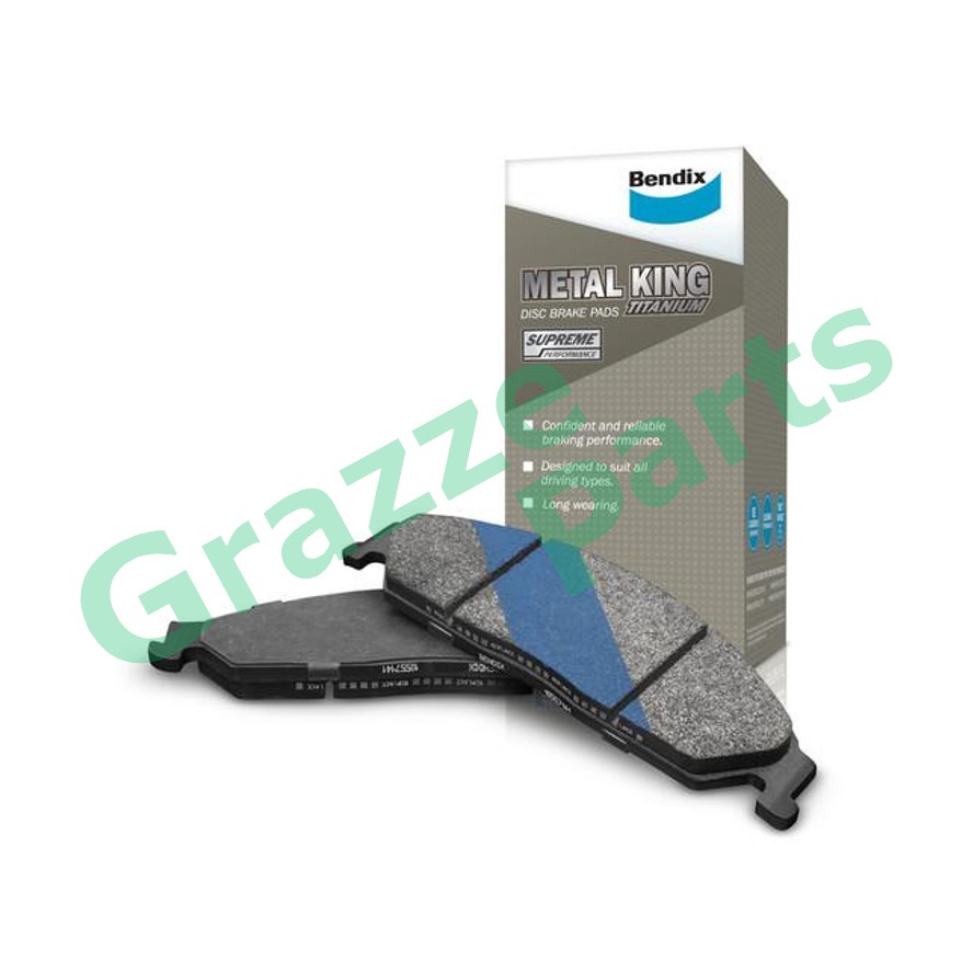 Bendix Metal King Titanium Disc Brake Pad Front for DB1426 