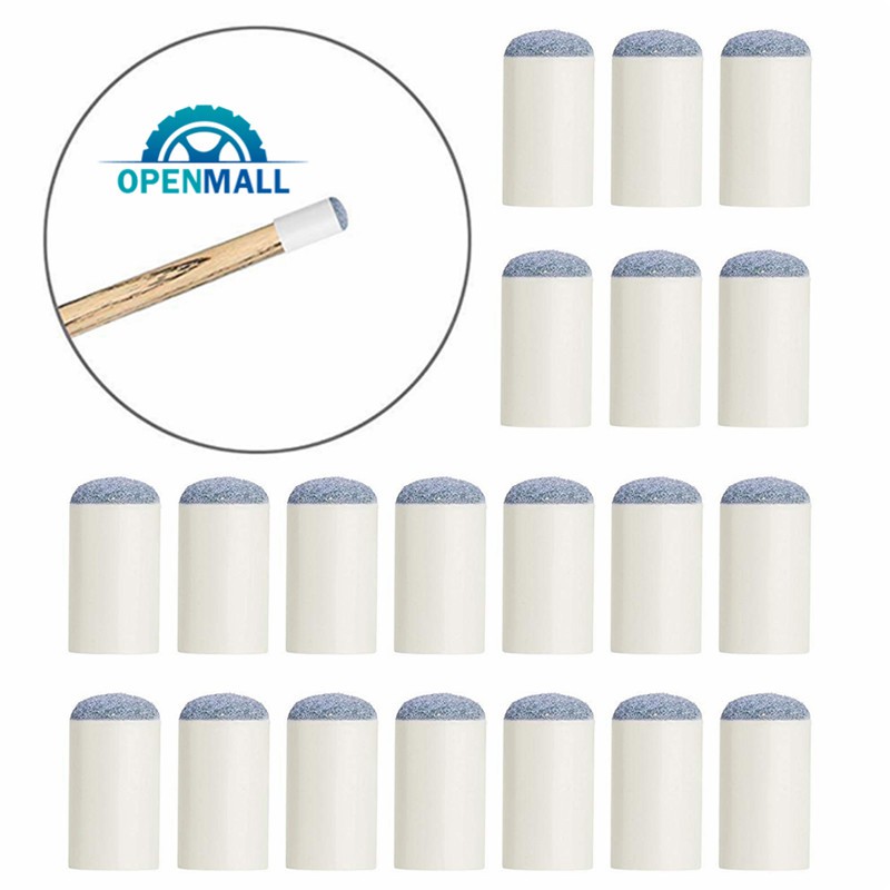 OM Billiard Tips Cue Snooker Pole Pool Pcs For Replacements Slip-On