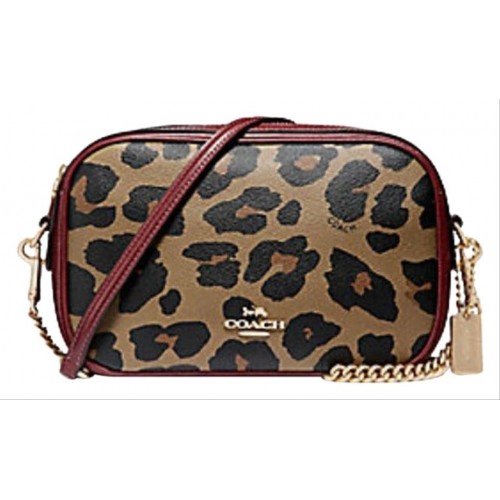 coach leopard crossbody