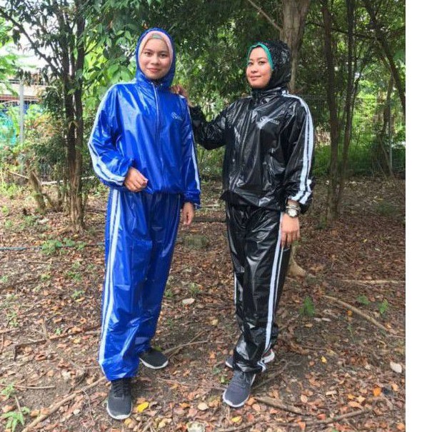 Jacket Saunaku Sauna Suit Slimming Baju Jogging Gym Suit Xl 6xl Weight Loss Exercise Suit Plus Sized Shopee Malaysia