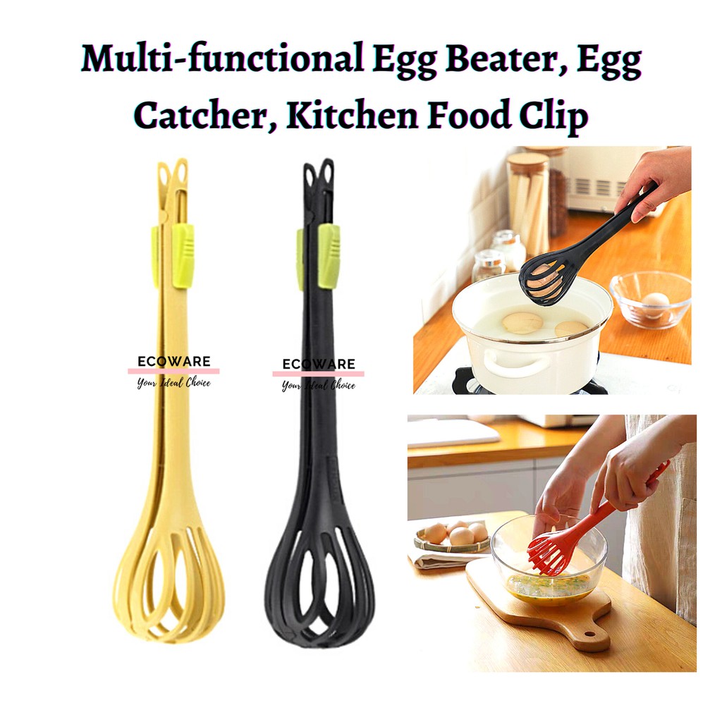 *READY STOCK* Multifunctional high-quality nylon egg beater/ household hand-held egg catcher /kitchen food clip