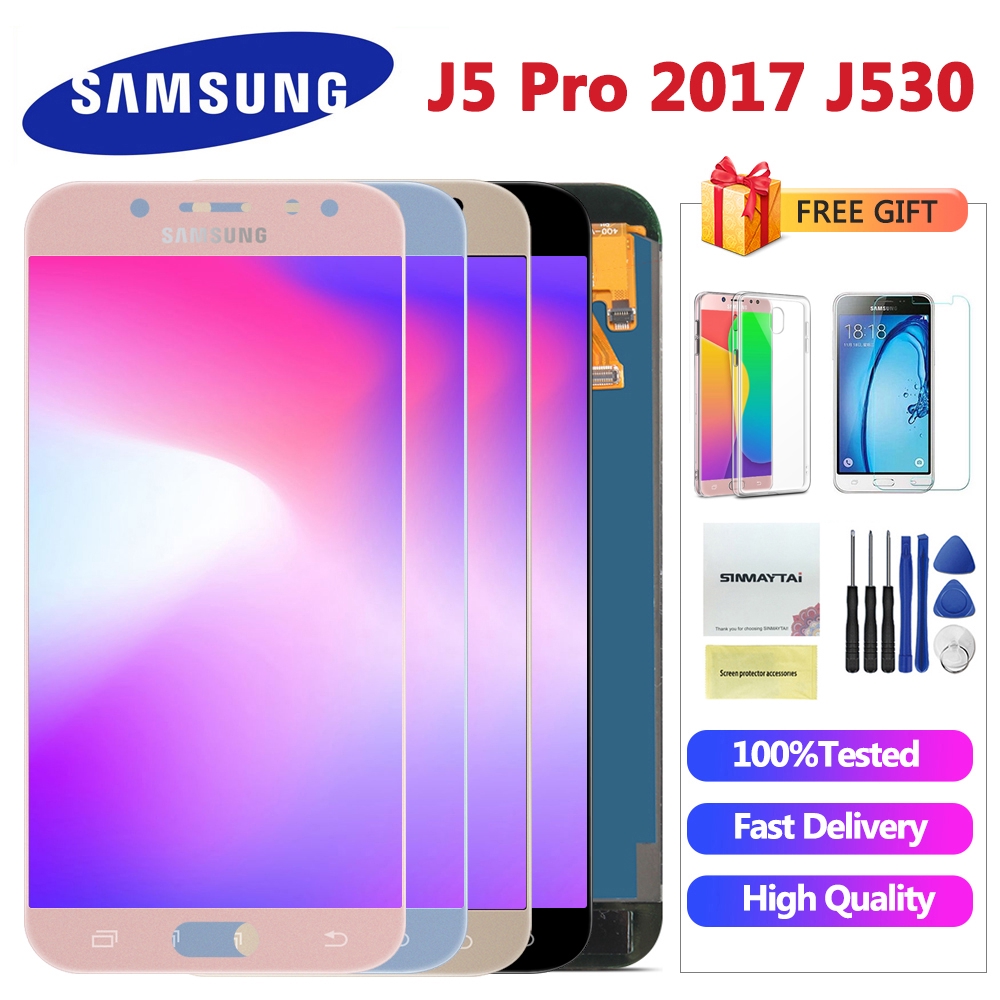 5 2 For Samsung Galaxy J5 17 J530 Sm J530f Lcd Display Touch Screen Digitizer For Samsung J5 Pro Adjustable Display Shopee Malaysia
