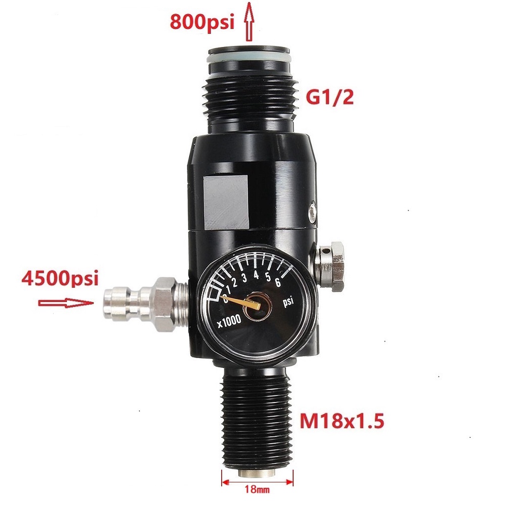 High Compressed Tank Regulator Valve Pcp Air Tank Regulator Air
