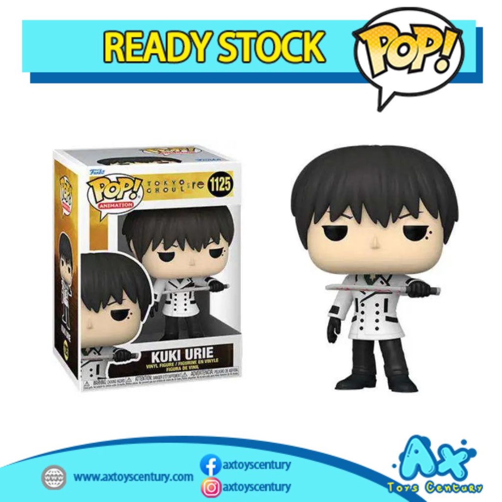 Funko Pop! Animation: Tokyo Ghoul Re - Kuki Urie #1125 100% Genuine