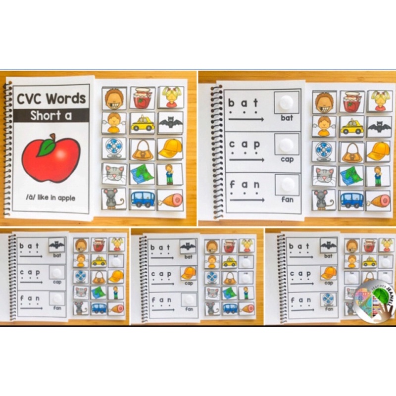 Phonics Quiet Book / Busy Book/ Interactive Book Shopee Malaysia